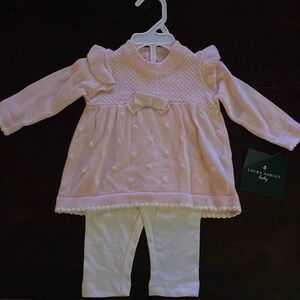 Laura Ashley baby 2 piece set. NWT
